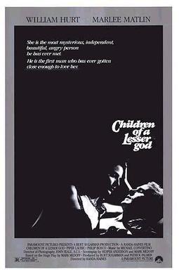 Poster for Children of a Lesser God (1986)
